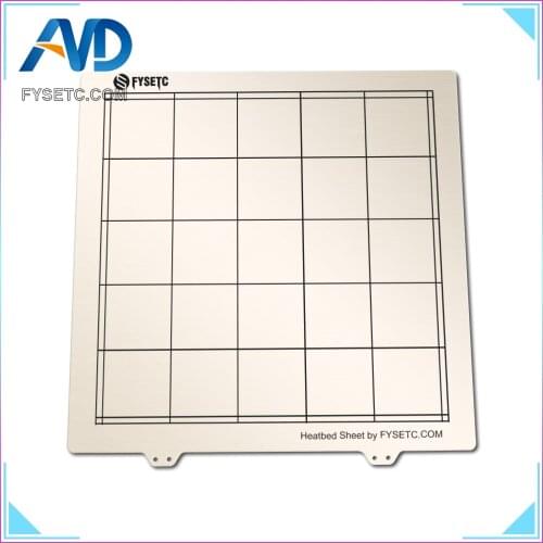 1pc 310 * 310mm Spring Steel Sheet Heat Bed Platform 3D Printer Printing Buildplate For CR10 CR-10/10S Printer