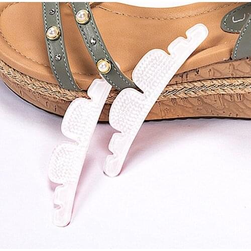 2Pcs Non-slip Insoles Sticker for High Heels Flip Flop Sandals Silicone Women Elegant Self-adhesive Foot Patch Gel Forefoot Pad