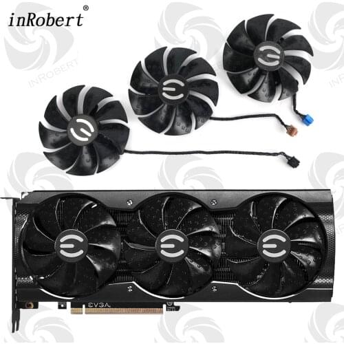 New 87mm PLA09215S12H 12V 0.55A 4Pin GPU Cooling Fan Replacement For EVGA RTX 3070 3080 3090 XC3 BLACK GAMING Graphics Card