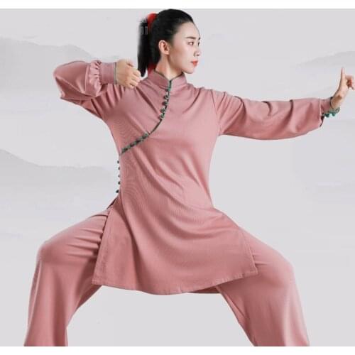 Tai Chi Clothing Traditional Chinese Clothing For Women Wushu Clothing Kung Fu Uniform Suit Martial Arts Uniform Exercise 12484