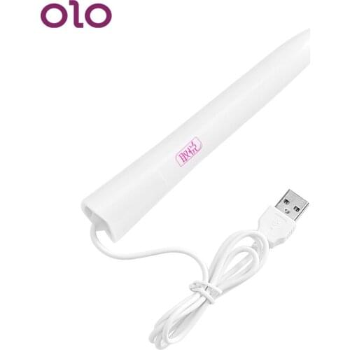 OLO Heated Bar Stick Pussy Vagina Warmer Smart Thermostat USB Heating Rod for Masturbators Sex Toys for Men 45 Celsius