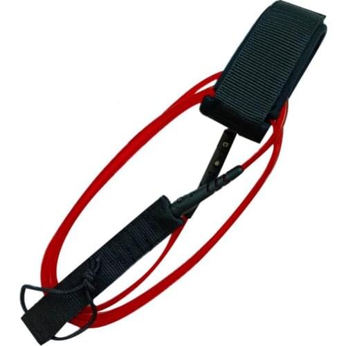 6 Feet 5.5mm Surfboard Foot Rope Safety TPU Nylon Stainless Steel Surf Leash Stand Up Paddle Board Paddle Gonflable Wakeboard