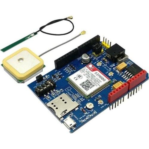 High Quality SIM808 GPRS / GSM + GPS Shield 2 in 1 GSM Shield GPRS GPS Development Board SIM808 Module For Arduin