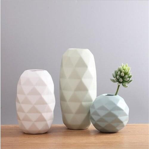 Scandinavian minimalist modern desktop flower arranging simple fashion art geometric vase decoration Decoration home decoration