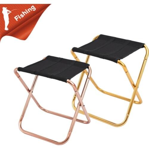 Folding Fishing Chair Lightweight Picnic Camping Chair Foldable Aluminium Cloth Outdoor Portable Easy To Carry Outdoor Furniture