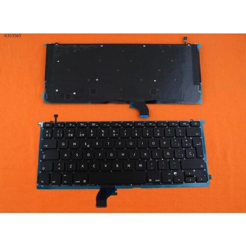 SP Spanish New Replacement Keyboard for APPLE MacBook Pro A1502 BLACK For Backlit Board Big Enter Key