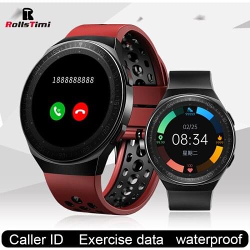 Rollstimi Smart Watch Men Lady Bluetooth Call Blood Pressure Heart Rate Fitness Tracker Smartwatch Multi-mode sports wristband