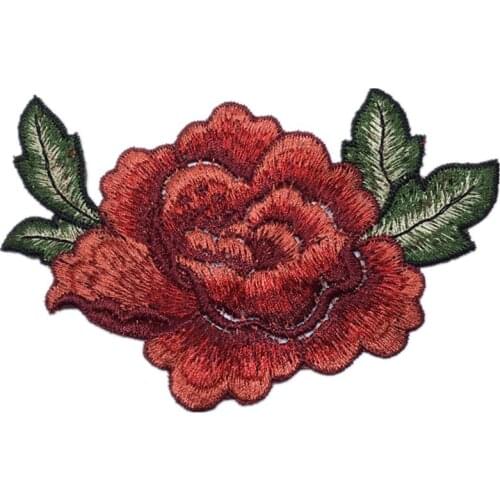 Embroidery water soluble Lace flower Fabric Clothes Decoration Motif Applique Patches Diy Sewing Accessories