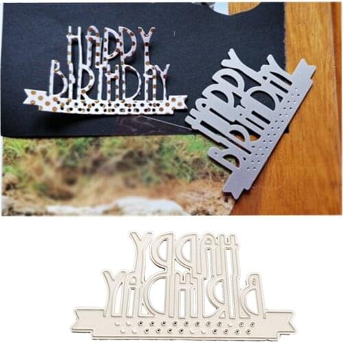 YINISE Metal Cutting Dies For Scrapbooking Stencils letter DIY Paper Album Cards Making Embossing Folder Die Cuts Mold