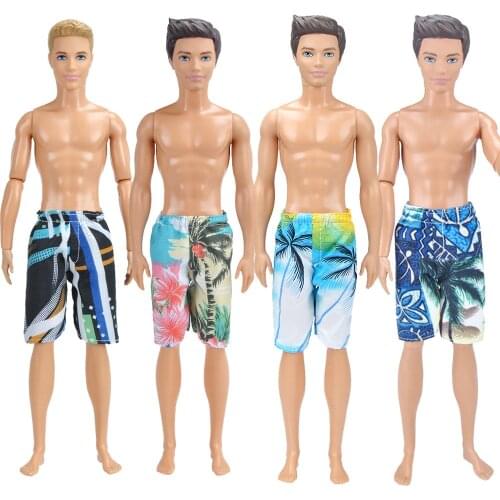 1/6 Ken Clothes Swimsuit Swimming Clothes Short Pants Daily Casual Pants For Barbie Boyfriend Ken Clothes Doll Accessories