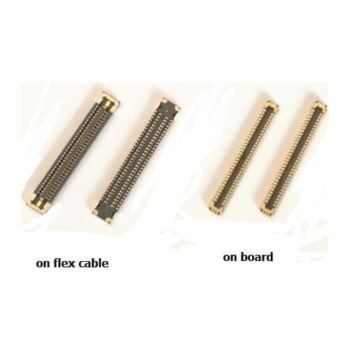 10pcs FPC connector for Samsung Galaxy Note 8 9 S10 Plus S10+ Lcd Screen Display FPC Connector on the motherboard on Flex Cable