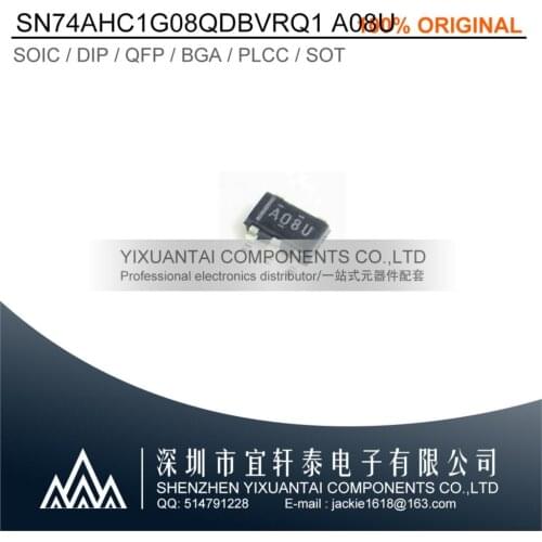 10pcs/lot 50pcs 100pcs Free shipping 100% original SN74AHC1G08QDBVRQ1 SN74AHC1G08Q 74AHC1G08 A08U SOT23-5
