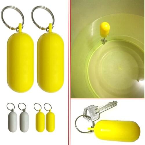 100 Pieces Wholesale Kayak Floating Keyring Fender Buoyant Key Ring Marine Sailing Boat Float Canal Keychain