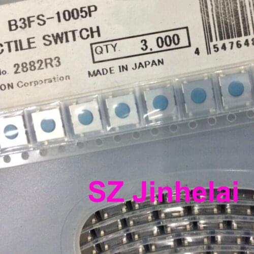 100pcs OMRON B3FS-1005P Authentic original TACTILE SWITCH Key button 6*6*3.1mm