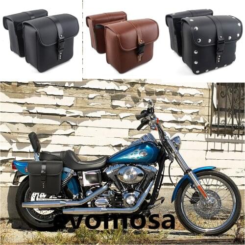 2Pcs Motorcycle Hanging Bag Saddle Bag Motorcycle Side Riding Travelling Bag Waterproof Rider Bag Tail Hanging Box Car-styling
