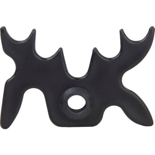 2pcs Plastic Snooker Billiards Cue Bridge Head Billiards Cross Antlers Rod Holder Pool Cue Stick Frame Pole Rack Rod Accessories