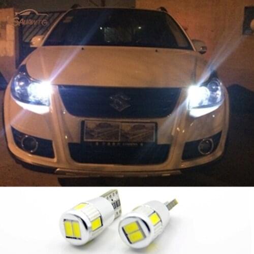 2X T10 LED W5W LED Car LED Auto Lamp Clearance Light Parking For Suzuki grand vitara swift sx4 Equator