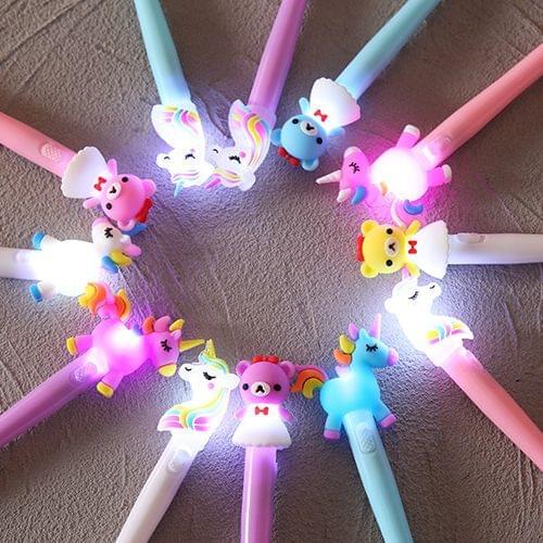 4Pcs/Set Gel Pen Unicorn Pen Stationery Kawaii School Supplies Gel Ink Pen School Stationery Office Suppliers Pen Kids Gifts