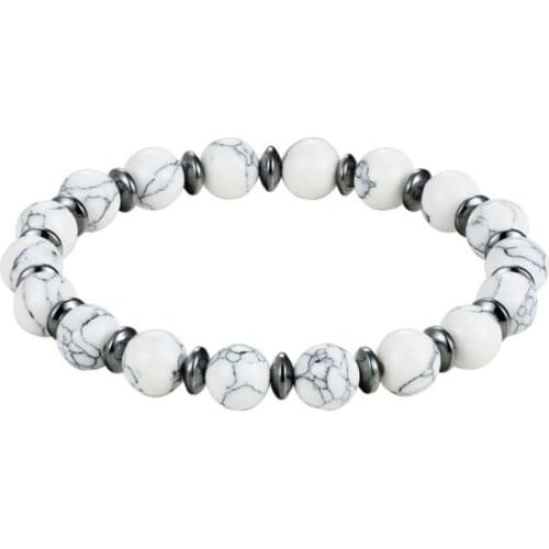 8mm gold silver copper cz zircon cubic zirconia beads bohemian Yoga Bracelet agate Onyx Stone Bangles e3dg2