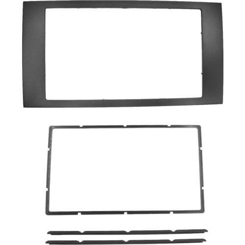 2DIN Car Fascia Audio Frame Refitting DVD Panel Dash Kit for Ford Focus Transit 2006 Double DIN Radio Player Frame Fascias Bezel