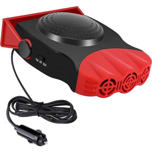 12/24V 200W Car Heater 180° Rotation Heating Cooling Fan Demister with Aroma Function Car Glass Defroster for RV, Trucks, Boats