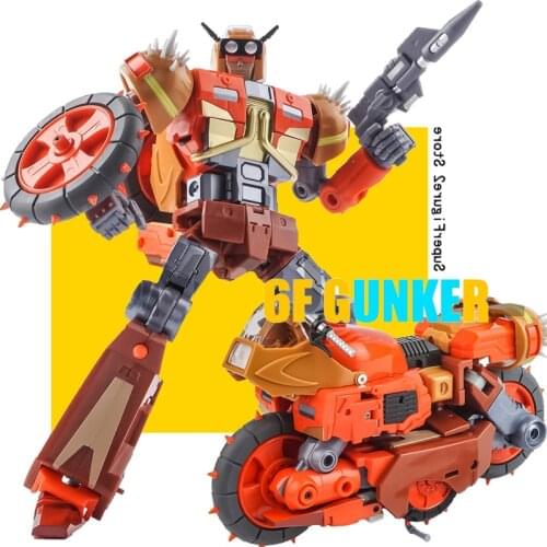 Transformation Action Figure Toy Keiths Fantasy Clue E.A.V.I. Metal Phase 6F Gunker Robot Toy Gift IN STOCK