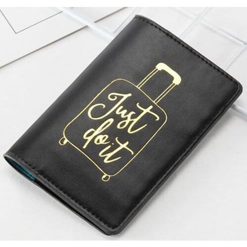 PU Leather Passport Cover Men Women Travel Passport Holder Card Case Protector Cover Wallet Bag CH01D