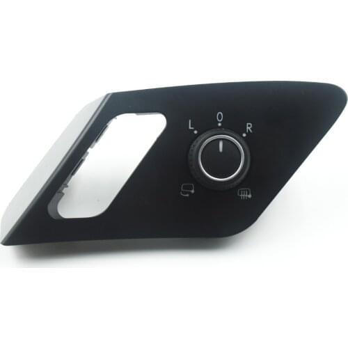 Chrome Side Mirror Control Switch Adjust Knob For VW Volkswagen Golf Mk 7 VII 2014 - # 5G0959565M, 5G0 959 565M, 5G0 959 565 M