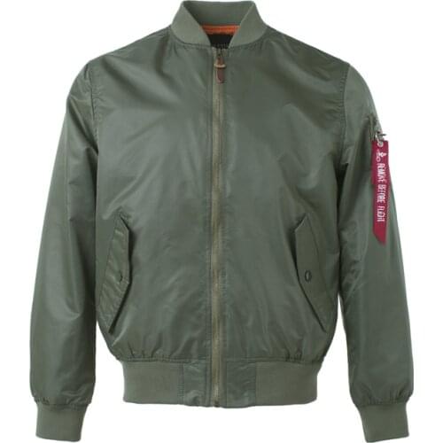 Military MA-1 Bomber Jackets Men Autumn Ma1 Polit Flight Coats Tactica Mens Windbreaker Stand Collar Man Pilot 2020