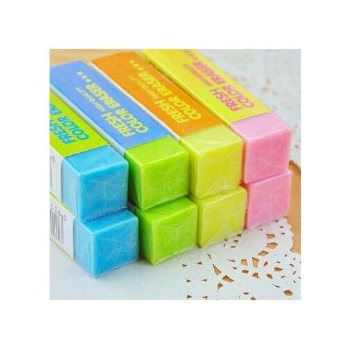 Deli stationery deli 3045 multicolour eraser art rubber student stationery rubber candy color eraser