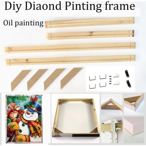 NEW DIY Wood Diamond Mosaic Sale Frame DIY Diamond EmbroIdery Frame DIY Diamond Painting Frame Christmas gift decoration home
