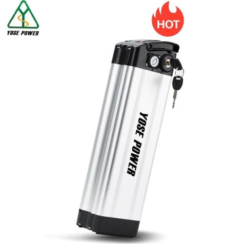 E bike Phylion XH370-10J 36V 48V Battery 18650 Silver Fish Ebike Battery with USB For MiFa,Rex,Prophete,Avocet,Viking E-bikes