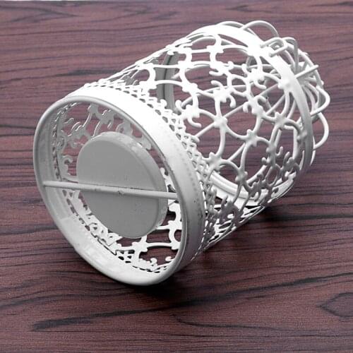 NICEFurniture Hollow Holder Candlestick Tealight Hanging Lantern Bird Cage Vintage Wrought New