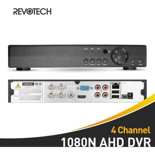 Supper Hybird DVR 1080N 4 Channel H.264 AHD DVR Video Recorder 4 Channel 1080P NVR For CCTV AHD Camera and IP Camera