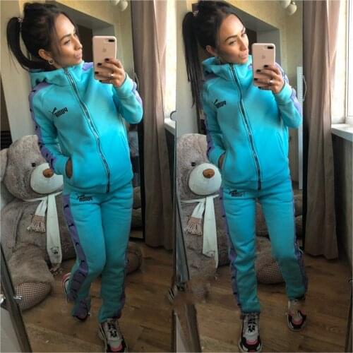Casual Tracksuit Women Two Piece Set Suit Female Hoodies and Pants Outfits 2020 Womens Clothing Autumn Winter Sweatshirts New