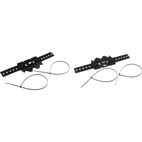 2x Universal Exhaust Muffler Silencer Protector Can Cover Heat Insulation for Dirt Bike - 15 inch - Black