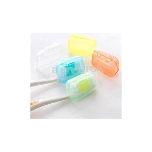 5pc Portable Travel Toothbrush Head Toothbrush Case Protective Caps Health Germproof Toothbrushes Protector