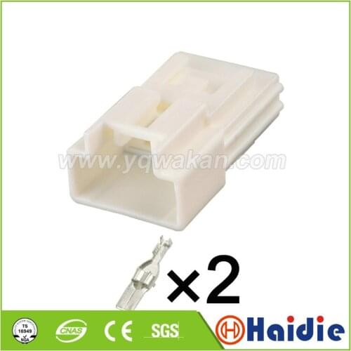 Free shipping 5sets 2pin auto male of 6098-1104 wiring harness plug electrical plastic unsealed connector 6098-1278