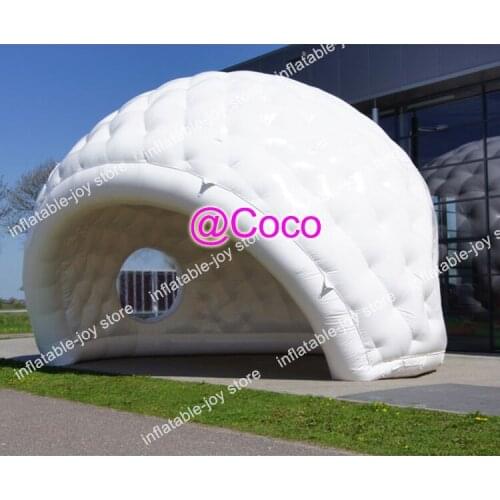 Free air ship to door!Custom inflatable igloo tent, outdoor party tent sphere tent,cheap white dome tent for sale