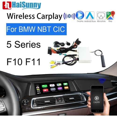 Wireless Carplay Decoder Interface Support Rear Camera GPS Android Auto Navigation For Bmw F10 F11 Multimedia Carplay System