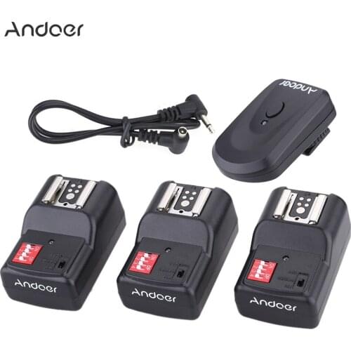 Andoer 16 Channel Wireless Remote Flash Trigger Set for Canon Nikon Pentax Olympus Sigma Sunpak Vivitar Neewer Speedlite