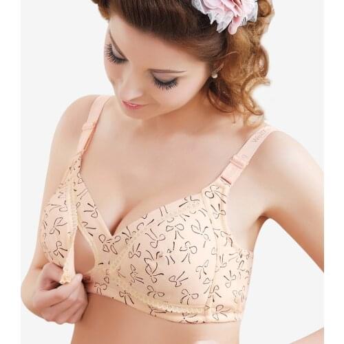 Cotton Push Up Maternity Nursing Bra Breast Feeding Bra for Pregnant Women Pregnancy Intimate Lactation Lingerie Underwear