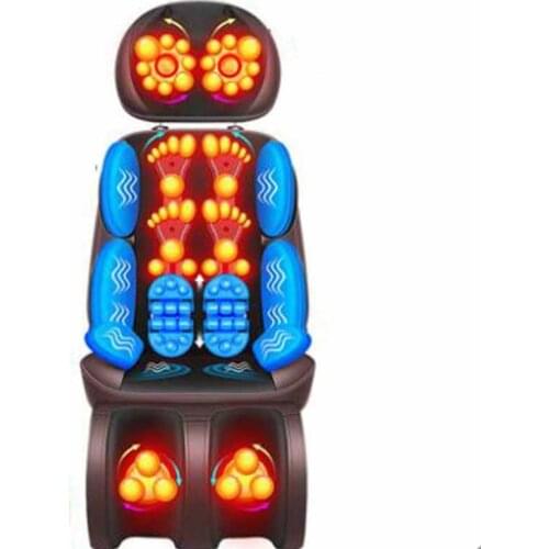 Electric massager neck lumbar back shoulders multi-function body vibration kneading chair cushion household