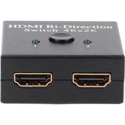HDMI Splitter 2x1 1x2 UHD 4K Bi-Direction HDMI 2.0 Switch Switcher Splitter Hub HDCP 3D HDTV Converter Adapter for PS4/3 TV Box