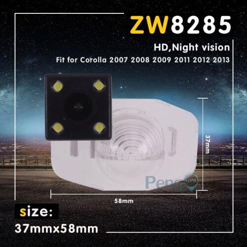 Car Rear View Camera Auto Parking Reverse Backup Camera For Corolla 2007 2008 2009 2011 2012 2013