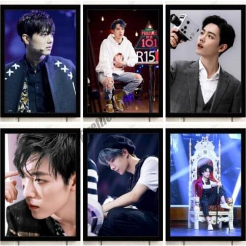 Canvas Painting Xiao Zhan Wang Yibo Chen Qingling Wall Art Nordic Posters and Prints Wall Decor Pictures for Living Room Decor