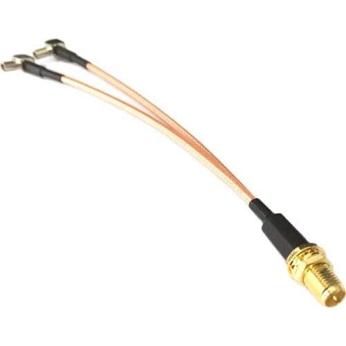 3G 4G antenna SMA Male Female to Dual TS9 Connector Y Type Splitter Combiner RF Coaxial Pigtail Cable for 3G 4G Modem router