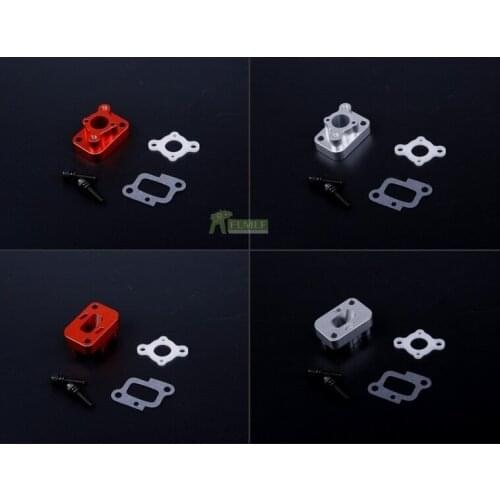Alloy CNC Engine Intake Part Kit Fit Zenoah Rovan 32cc 36cc 45cc Fit for 1/5 HPI ROVAN KM BAJA LOSI 5IVE-T