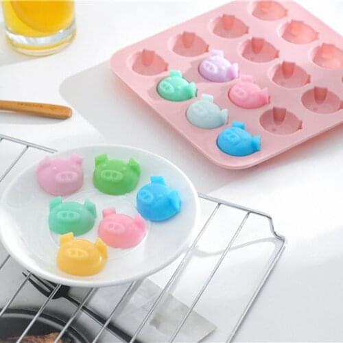 Silicone mold Animal Cake Cookie Chocolate Mould fondant molds Lollipop Mold Baking Tray moldes de silicona para fondant