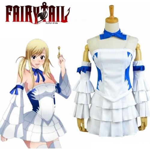 Fairy Tail Lucy Heartfilia Cosplay Costume Halloween Carnival Christmas Costume